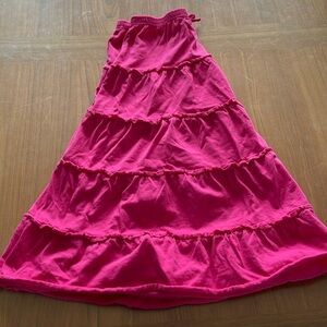 Garnett Hill pink peasant skirt